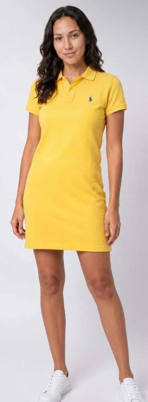 Polo Ralph Lauren Women's Yellow Polo Dress
